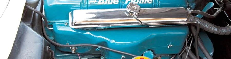 1953 Blue Flame Six and 2025 ZR1 Engines